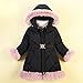 Toddler Baby Hooded Jacket Coat Kids Hooded Boy Jacket Children Warm Jacket Fashion Winter Coat (Black, 4-5 Years)