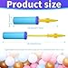 Balloon Pump Handheld Two-Way Action Fast Inflation for Latex Foil Balloons Portable Lightweight Manual Air Pump Party Decorations Supplies for Birthday Wedding Baby Shower Kit. (Blue)