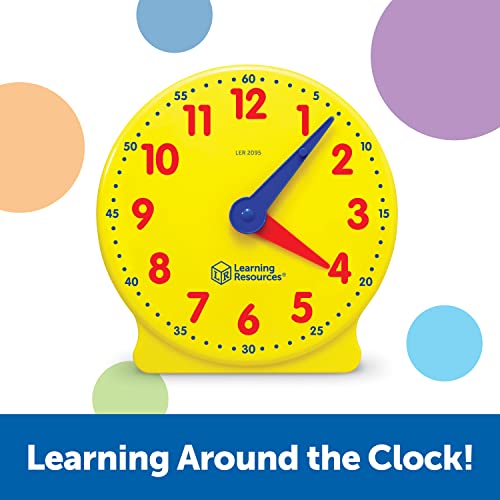 Learning Resources Big Time Student Clock 12 HR