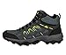 Lico Sierra High Herren Trekking- & Wanderstiefel, Anthrazit/ Lemon, 43 EU