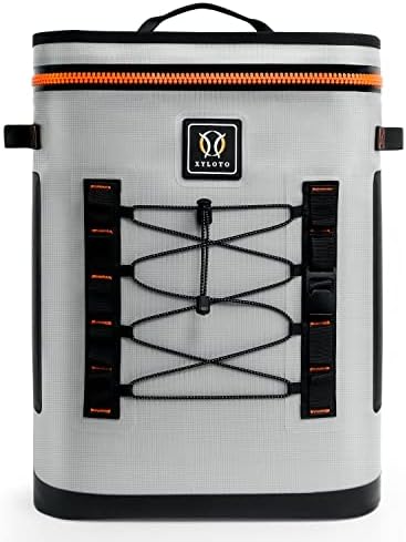 Backpack Cooler, XYLOTO Lightweight Insulated Cooler Bag, Waterproof& Leakproof Large Capacity Backpack Cooler Bag for Travel, Picnics, Hiking, Fishing, Kayaking, Sports, Beach 36 Cans