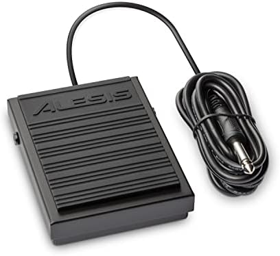Alesis ASP1 ASP-1 MKII Universal Sustain Pedal and Momentary Footswitch with 5ft Cable and Non Slip Bottom