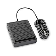 Portable and compact sustain pedal/momentary footswitch expands the expressive control of Electric Keyboards, Pianos, Synthesizers, MIDI Controllers and more Flip the Polarity switch for universal compatibility with any instrument with a 1/4-inch sus...