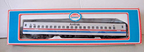 MODEL POWER HO STREAMLINER Passenger Coach CAR with Pantograph Silver