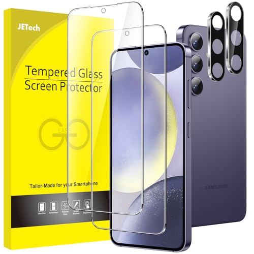 Image of JETech Screen Protector for Galaxy S24 Plus, 2+2 Pack