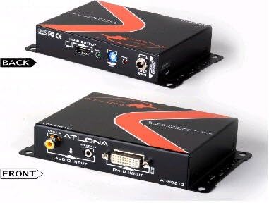 DVI with Analog/Digital Audio to HDMI - AT-HD610
