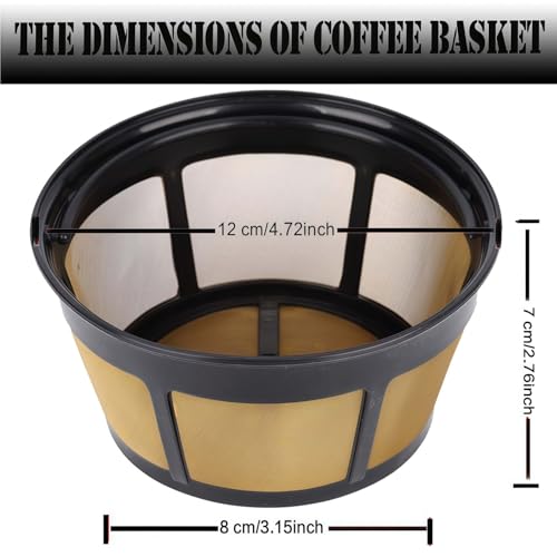 Afcrho Reusable Coffee Filter, Fits BUNN Coffee Maker, Replaces BUNN Filters (8-12 Cup) by Afcrho - Image 4