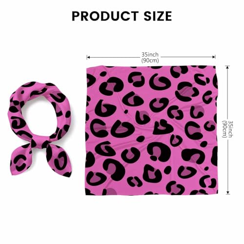 Tropical Flowers Head Scarf Silk Feel Like Bandana Soft for Women Girls…2