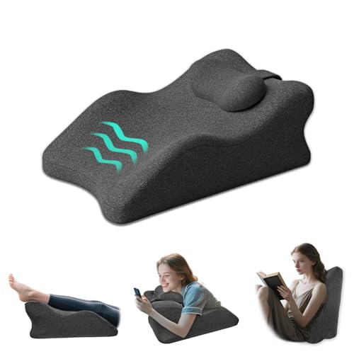 XZdream Ergonomic Wedge Prone Pillow,Multi-Functional Bed Pillow,Reading Pillow,Ideal for Bed Breaks,Massage,Reading,Back Support,Sleeping,Anti Snoring, and Leg Pain Relief