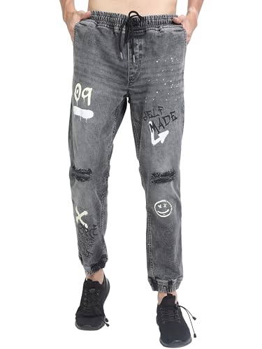 Image of Ketch Men's Stretch Fit Mid Rise Jogger Mid-Rise Jeans (Stretchable)