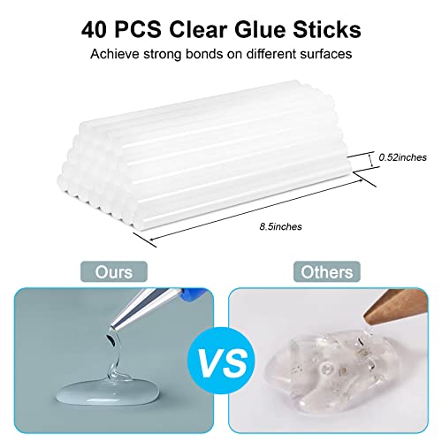 Bjabtan HOT GLUE GUN CASE Glue Gun Kit, 40 Glue Sticks thumb #1