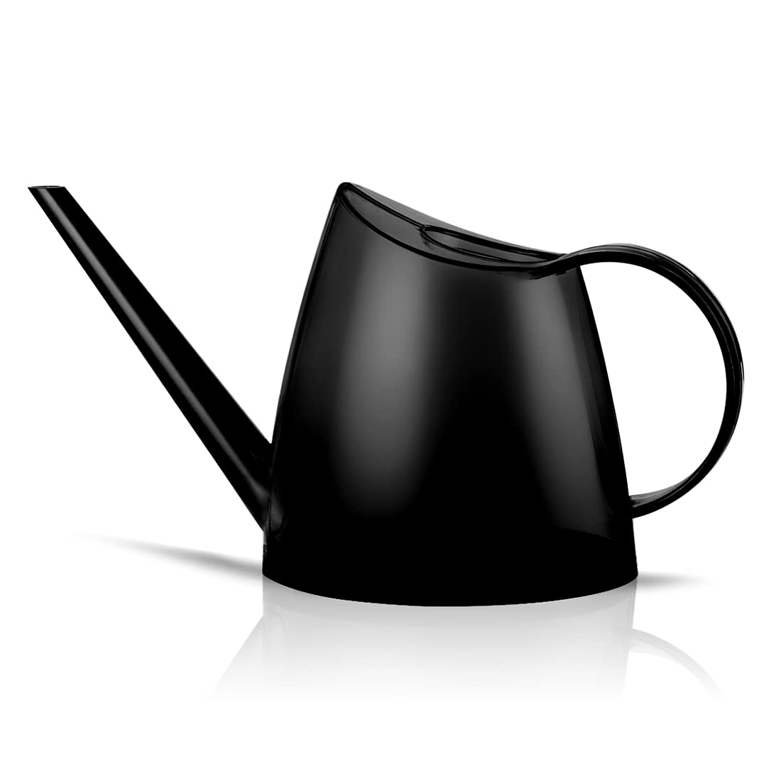WhaleLife Indoor Watering Can for House Bonsai Plants (1.4L, Black)