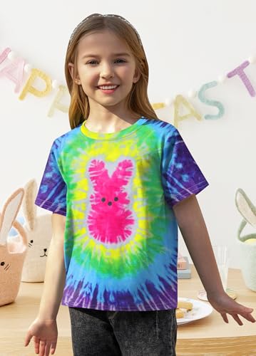 Toddler Easter Shirt for Boys Girls:Funny Rabbit Graphic Printed Tee Cute Easter Casual Short Sleeve Gift Tops2