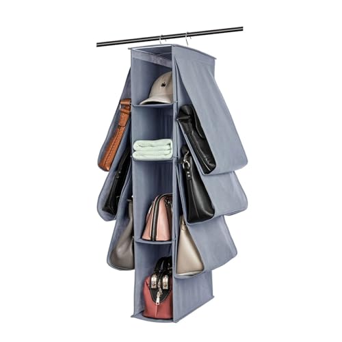 Bolsa de almacenamiento de ropa con 4 niveles que duplica el espacio del armario 2