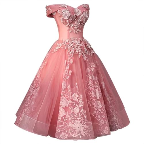Women's Tulle Lace Appliques Prom Dress Off The Shoulder Mini Dress Short Dresses Cocktail Dresses for Teens3
