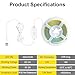 Meewata COB LED Strip Light, TV LED Backlight, 3.28ft USB Flexible, Cuttable, Dimmable with Tape Strip Lights Great for Cabinets, Closet, Bedroom, Kitchen, Shelves etc Warm White