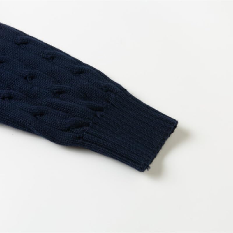 Men's V-Neck Long Sleeved Cotton Sweaters Men's Loose Base Knitted Pullover Sweater