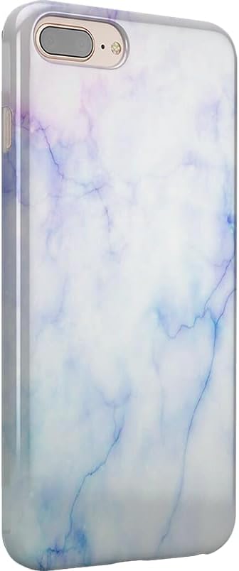 Casely iPhone 6/7/8 Plus Case | Cotton Candy | Blue & Purple Marble | Classic Ultra Slim Design
