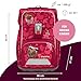 Step by Step Giant Schulranzen-Set „Wild Horse Nora“, 5-teilig, rot, ergonomischer Tornister mit Reflektoren, höhenverstellbar mit Hüft- und Brustgurt, für Mädchen ab der 1. Klasse, 23 Liter