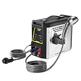 BougeRV Upgraded Portable Propane Water Heater, Hot Water Heater w/Built-in battery for Showering & Cleaning, Camping Water Heater w/Water Pump & Showerhead, Overheating Protection, Outdoor Use