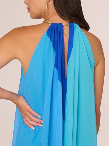 Adrianna Papell Women's Color Block Chiffon Dress3