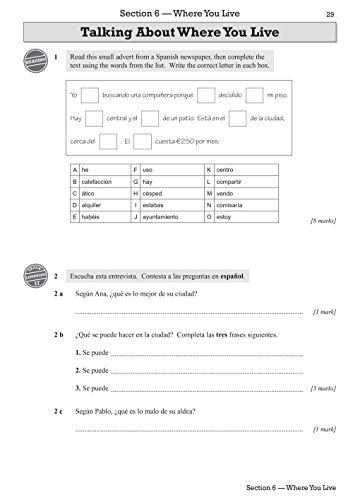 GCSE Spanish AQA Exam Practice Workbook - for the