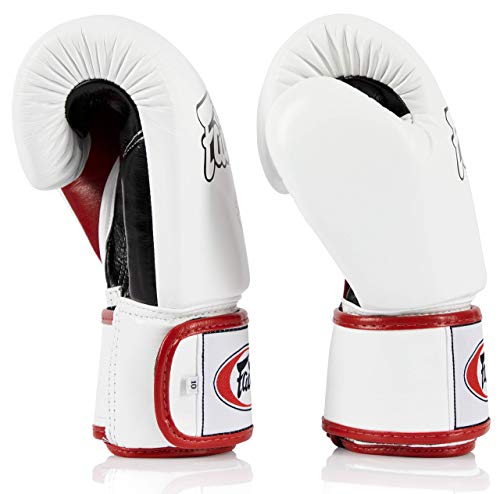 Image of Fairtex BGV1 Muay Thai Boxing Training Sparring Gloves for Men, Women, Kids | MMA Gloves for Martial Arts| Premium Quality, Light Weight & Shock Absorbent 16 oz Boxing Gloves -White /Black /Red