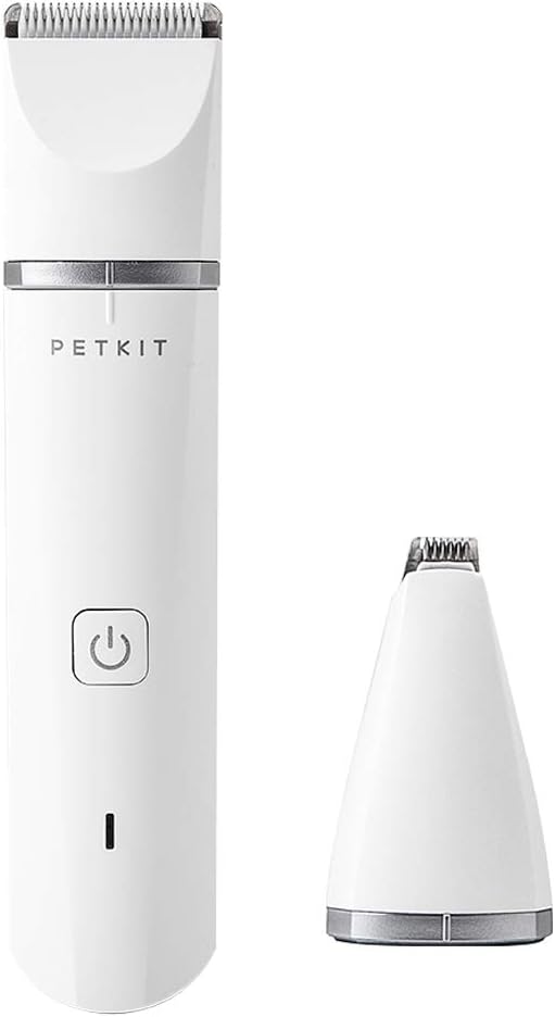 Petkit 2 In 1 Dogs Cats Trimmer Clippers With Two Blades, Low Noise,Waterproof, Rechargeable Cordless Electric Pets Hair Shavers For And Cats,Dog Cat Grooming Kit
