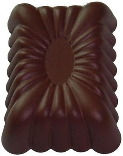 Grainrain Moldes de chocolate de plástico Moldes de caramelo de flores rectangulares Moldes de policarbonato de plástico Moldes de chocolate