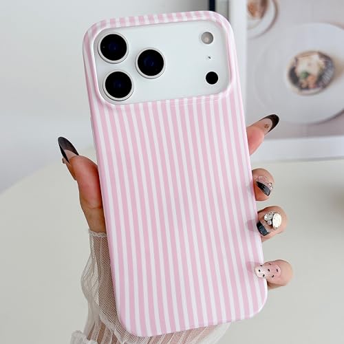 Coque en TPU premium pour iPhone 17 Pro | Design esthétique rose et fin