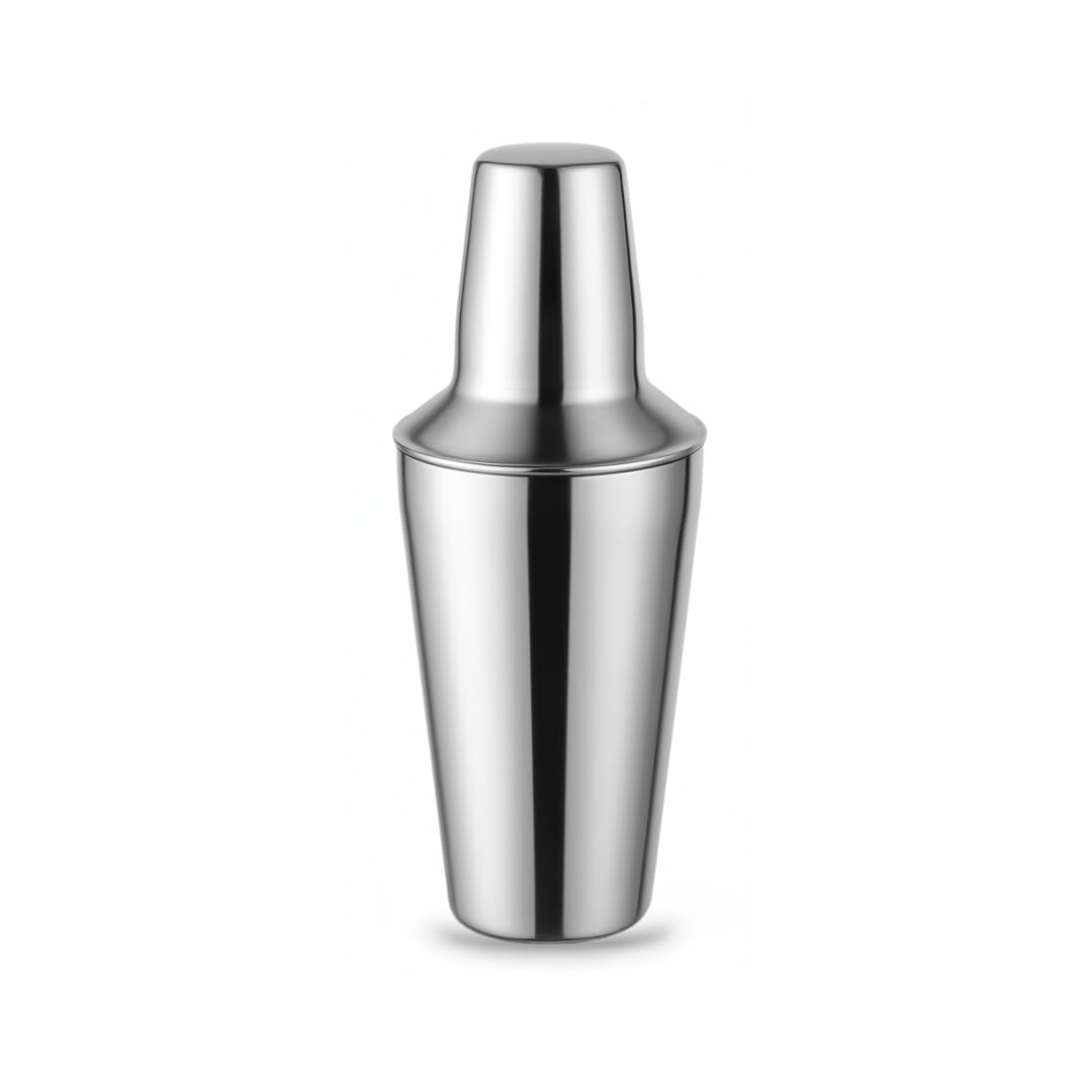 IMN Stainless Steel Cocktail Shaker 500ml with Built-in Strainer - Rust Proof Food Grade Daru Mixer, Party Essential Gift for Men - Shaker for Cocktails, Mocktails & Gym Diet Drinks (Silver)-image-9