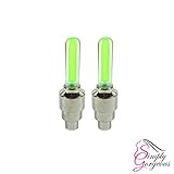 Verbessert die Sicherheit durch Sichtbarkeit bei Nacht und bei schlechten Wetterbedingungen zu erhöhen. Einfach zu installieren , Ausziehen nur einfach das alte Ventil und ersetzen Sie es auf dem Fahrrad oder dem Auto