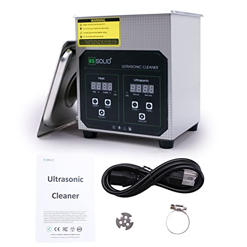 U.S. Solid USS-UC Ultrasonic Cleaner, 40 Khz Stainless Steel Ultrasonic Cleaning Machine With Digital Timer And Heater thumb #3