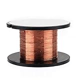 Duración: 15m. Newin Star DIY 2 Rolls de cobre esmaltado Imán hilo de devanado de alambre de cobre esmaltado soldadura que suelda carrete de alambre del rollo 15 mx0.1 mm de bronce