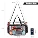 UEOE Clear Bags Stadium Approved,See Through Tote Bag+Shoulder Strap Large Transparent Bag