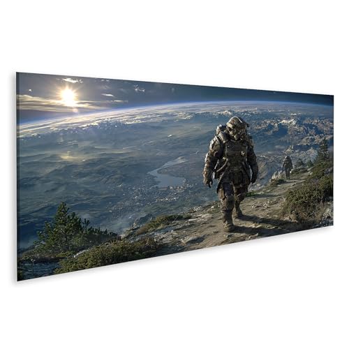 Image sur toile d'astronaute islandburner un panorama mural pour l'espace