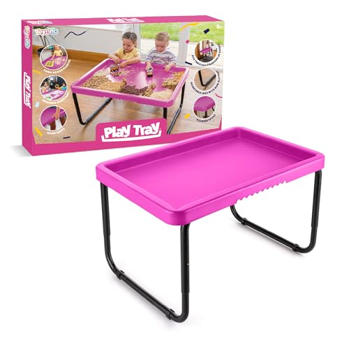 Play Tray Table d'activités sensorielles pour Enfants, Table de Jeu désordonnée, Table de Jeu pour Eau et Sable, Utilisation en extérieur et en intérieur