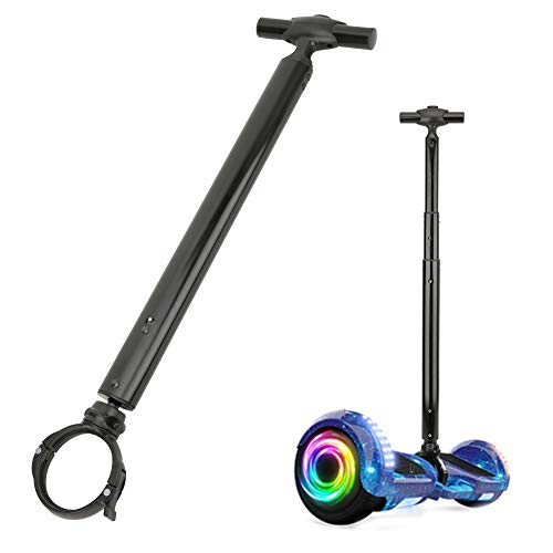 Alomejor Suporte de scooter de balanceamento, haste dobrável, barra de metal, alça telescópica de se