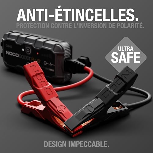 Pinces anti-étincelles du booster NOCO Boost Plus GB40