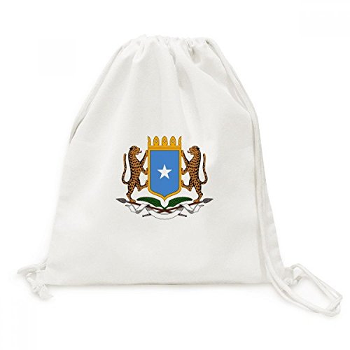 Sac cordon Somalie en toile pour voyage et sac à dos léger de sport mixte