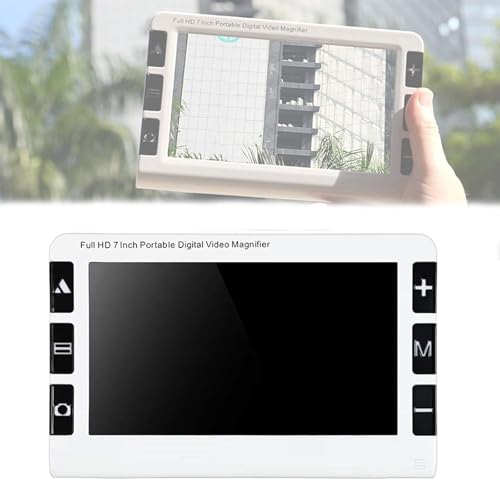 Loupe vidéo numérique avec zoom 2x-32x, 19 modes de couleur, aide à la lecture électronique pour les personnes malvoyantes et malvoyantes