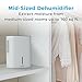 Pure Enrichment PureDry Deluxe Dehumidifier - Mid-Sized 1.5L Water Tank Eliminates 500ml/day in Excess Moisture from Closets, Bathrooms, Basements, Boats, Kitchens and Other Small to Mid-Sized Areas