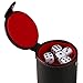 GWHOLE Dice Cup Leather Dice Games Shaker with Lid Bar Liar Dice Rolling Set Cup Storage Box Tray for Yahtzee Farkle Backgammon Bar Birthday Party Craps Games