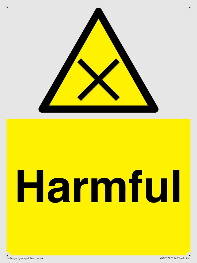Harmful Sign - 150x200mm - A5P