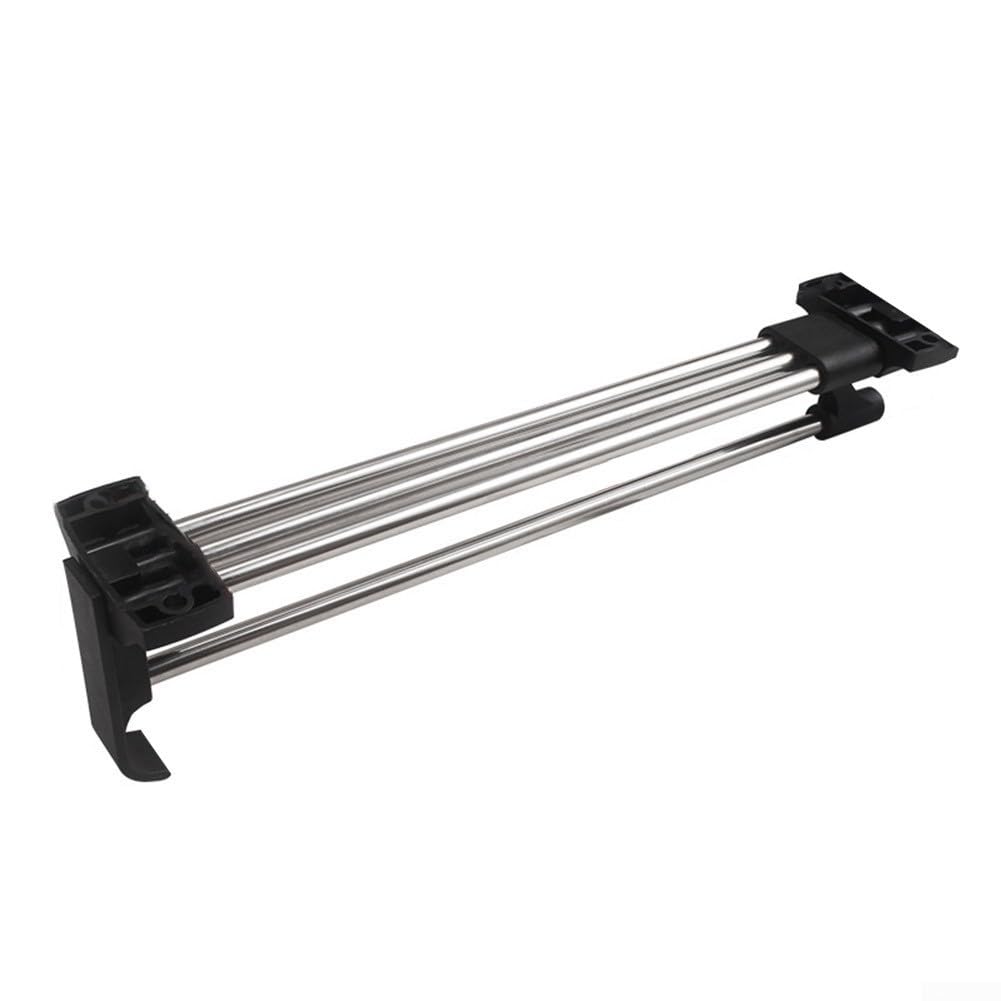 SPORTARC 1 x Clothes Hanger Retractable Clothes Hanger Rail for Wardrobe, Stainless Steel Top Mount Design(250mm)