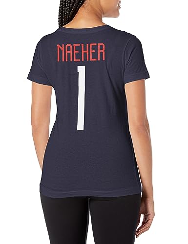 Camiseta USA National Team Transpirable Algodón Marino Outerstuff Mujer S 2