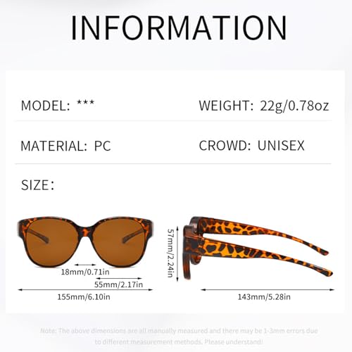 Filterseed Sunglasses Women,Polarized Uv400 Protection Trendy Round Cat-Eye Sunglasses Fit over Glasses2
