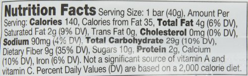 Fiber One Chewy Bars, Oats And Chocolate, 1.4 Oz, 16/box