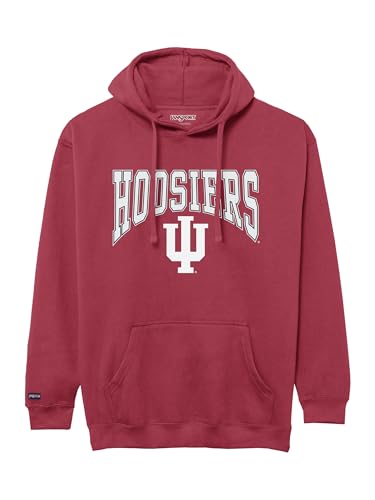 Image of JanSport NCAA Officially Licensed Rival Hoodie, Long Sleeve Unisex Sweatshirt, Cotton-Polyester Blend, Double-Layered Hood