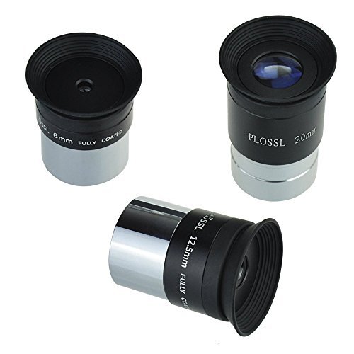 Solomark - Kit di accessori per telescopio astronomico, con set di lenti oculari Plossl, set di filtri, 2 lenti di Barlow e altri strumenti